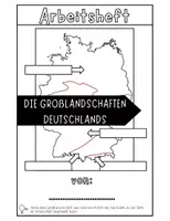 Vorschau - Arbeitsblätter - Die Großlandschaften Deutschlands - Arbeitsheft - Seite 1
