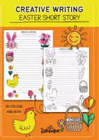 Vorschau - Arbeitsblätter - Easter Creative Writing 🐰🐤🥚🖊️ Easter short story - Deckblatt