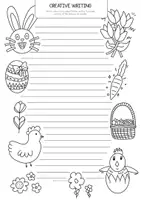 Vorschau - Arbeitsblätter - Easter Creative Writing 🐰🐤🥚🖊️ Easter short story - Seite 1