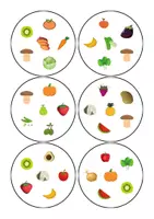 Vista previa - Juegos / Gamificación - Spot the pair - fruit & veggies - página 2