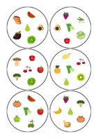 Vista previa - Juegos / Gamificación - Spot the pair - fruit & veggies - página 3