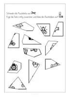 Vorschau - Arbeitsblätter - F, Puzzle, Anlaut, Anfangsunterricht, Buchstabe F - Seite 2