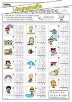 Vorschau - Arbeitsblätter - Rechenspaziergang schriftliche Addition Frühling - Seite 3