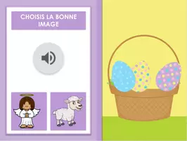 Aperçu - Apprentissages en autonomie - GOOGLE SLIDES Pâques Set 1 audio - Page 2