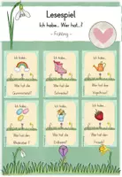 Vorschau - Spiele - Materialpaket: Spiele - Frühling - Deckblatt