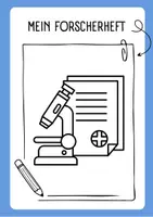 Vorschau - Arbeitsblätter - Forscherheft allgemein - Deckblatt