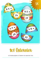 Vorschau - Spiele - 1x1 Ostereier - Deckblatt