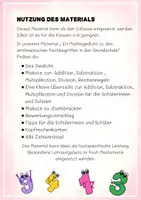 Vorschau - Arbeitsblätter - Mathe - Gedichtvortrag Fachspezifische Leistung / Besondere Lernaufgabe - Seite 1