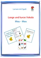 Vorschau - Spiele - Lange und kurze Vokale: Mau-Mau - Deckblatt