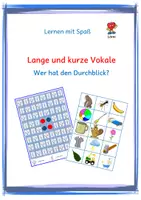 Vorschau - Spiele - Lange und kurze Vokale: Wer hat den Durchblick? - Deckblatt