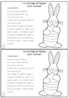 Vorschau - Arbeitsblätter - Pâques - Lire et colorer - Seite 1