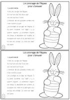 Vorschau - Arbeitsblätter - Pâques - Lire et colorer - Seite 2