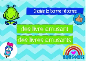 Aperçu - Apprentissages en autonomie - Google slides ACCORD ADJECTIFS - Page 3