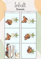 Vorschau - Stundenentwürfe - Leporello: Die Bestäubung durch Schmetterlinge - Seite 1