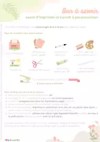 Aperçu - Fiches - Votre carnet à personnaliser pour maman - Page 1