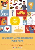 Aperçu - Fiches - Votre carnet à personnaliser pour papa - Page de couverture