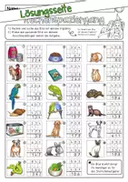 Vorschau - Arbeitsblätter - Rechenspaziergang schriftliche Subtraktion (Haustiere) - Seite 3