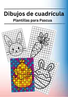 Vista previa - Hojas de trabajo - Dibujos en cuadrícula para Pascua - Portada
