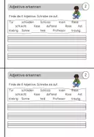 Vorschau - Arbeitsblätter - Adjektive - Üben und Wiederholen - Seite 3