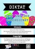 Vorschau - Audio-Dateien - Diktat - Hasi und der Osterdienst - Deckblatt