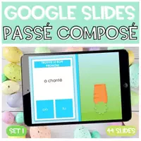 Aperçu - Jeux - Google Slides PASSÉ COMPOSÉ set 1 - Page de couverture