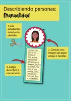 Vista previa - Manualidades / Dibujos para colorear - Describiendo Personas: Manualidad (español) - página 2