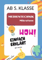 Vorschau - Arbeitsblätter - Mikrofone - (Medientechnik) - einfach erklärt! - Deckblatt