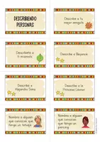Vista previa - Hojas de trabajo - Describiendo Personas (Español): Paquete de materiales - página 3
