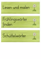Vorschau - Arbeitsblätter - Der Frühling: Lerntheke zum Wortschatz - Seite 3