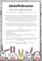 Vorschau - Mal- und Bastelvorlagen - Easter Crimes - Reading/Listening Activity - Seite 1
