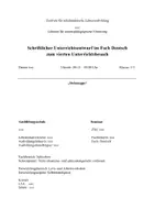 Vorschau - Stundenentwürfe - Materialpaket: Unterrichtsbesuche im Fach Deutsch und Emotionale und soziale Entwicklung - Seite 3