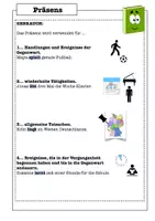 Vorschau - Arbeitsblätter - Präsens und Präteritum Arbeitsblätter Klasse 5–7 – Zeitformen üben mit Merkblättern & Lösungen (Deutsch) - Seite 1