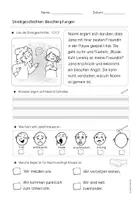 Vorschau - Arbeitsblätter - Streitgeschichten Nr. 2 - Wiederholung der Klassenregeln | soziales Lernen - Seite 1