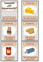 Vista previa - Juegos / Gamificación - Juego de lectura "Produkte im Supermarkt" Tema Compras - Alemán - página 2