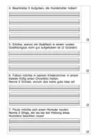Vorschau - Test - Haustiere Probearbeit Lernzielkontrolle - Seite 2