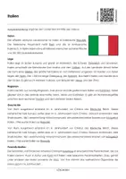 Vorschau - Arbeitsblätter - Italien Arbeitsblatt mit Erklärvideo und Onlineübungen - Deckblatt