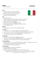 Vorschau - Arbeitsblätter - Italien kurz zusammengefasst - Seite 1