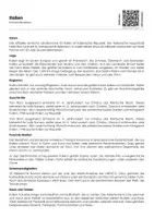 Vorschau - Arbeitsblätter - Italien Infotext und Übungen - Deckblatt