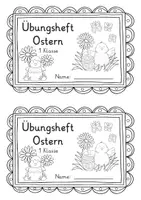 Vorschau - Arbeitsblätter - Ostern Ferienheft | Übungsheft Ostern | Klasse 1 | Osterferien - Seite 2