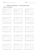 Vorschau - Arbeitsblätter - Gemischte Arbeitsblätter Mathematik Klasse 2 - Seite 2