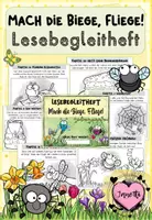 Vorschau - Arbeitsblätter - Mach die Biege, Fliege! | Lesebegleitheft | Klasse 1 - Deckblatt
