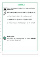 Vorschau - Arbeitsblätter - Gruppenarbeit zum Märchen: Die drei Glückskinder - Seite 3