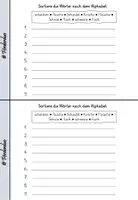 Vorschau - Arbeitsblätter - Miniheft Grundwortschatz "sch" - Seite 2