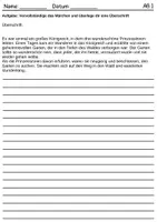 Vorschau - Arbeitsblätter - Schreibkonferenzen XXL PAKET: Märchen/Geschichten zum weiterschreiben - Seite 1