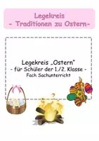 Vorschau - Anderer Materialtyp - Legekreis - Traditionen zu Ostern - Deckblatt