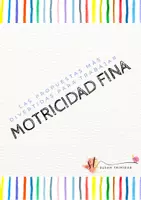 Vista previa - Unidades / Secuencias / Situaciones de Aprendizaje - Motricidad fina - Portada
