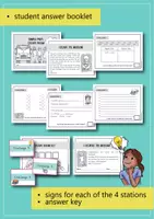 Vorschau - Arbeitsblätter - Simple Past Escape Room – Englisch Breakout Room Klasse 5/6 - Seite 3