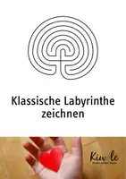 Vorschau - Mal- und Bastelvorlagen - Klassische Labyrinthe zeichnen mit dem Zirkel - Deckblatt