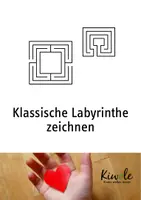 Vorschau - Arbeitsblätter - Klassische Labyrinthe zeichnen mit dem Lineal / Geodreieck - Deckblatt