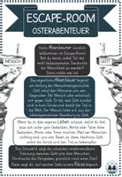 Vorschau - Arbeitsblätter - Ostern - Escape-Room zur Ostergeschichte - Seite 1